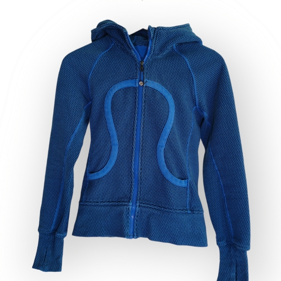 Lululemon Scuba thick Hoodie blue navy blend - Picture 5 of 9